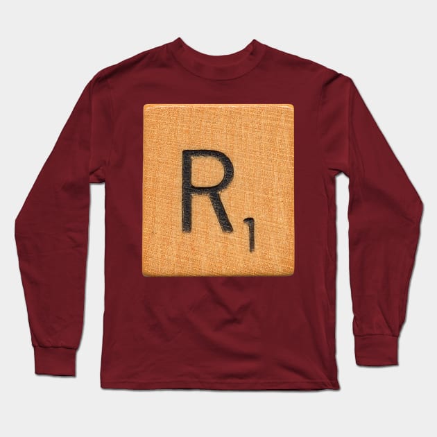 Scrabble Town 'R' Long Sleeve T-Shirt by RandomGoodness